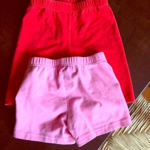 Pair of girls shorts